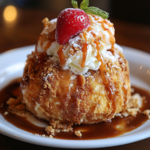 Golden Fried Ice Cream