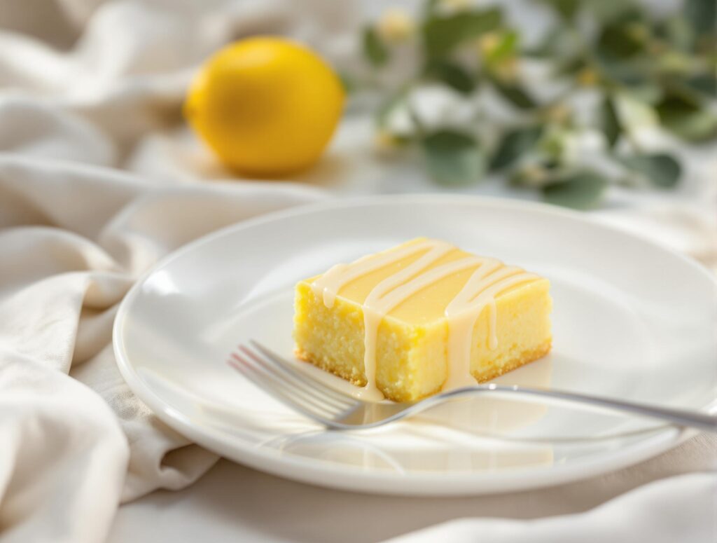 lemon brownie