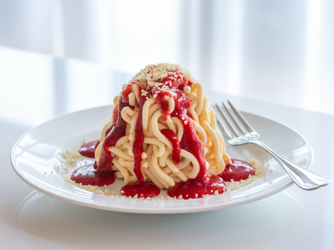 Spaghetti Ice Cream