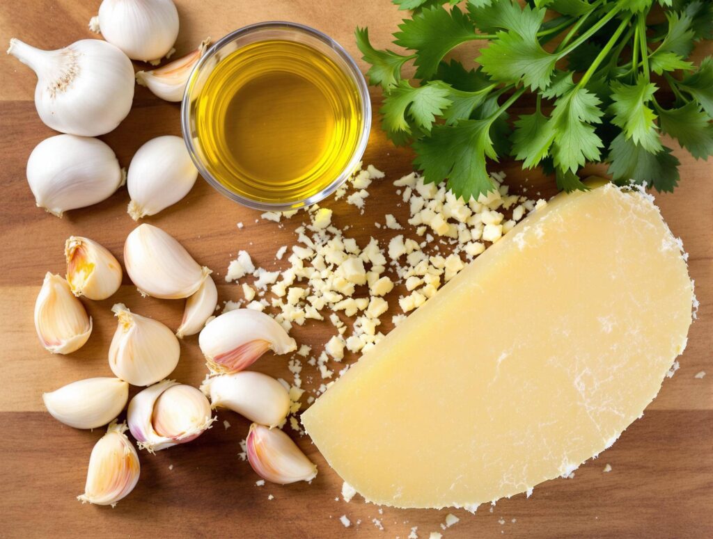 What is garlic Parmesan made of