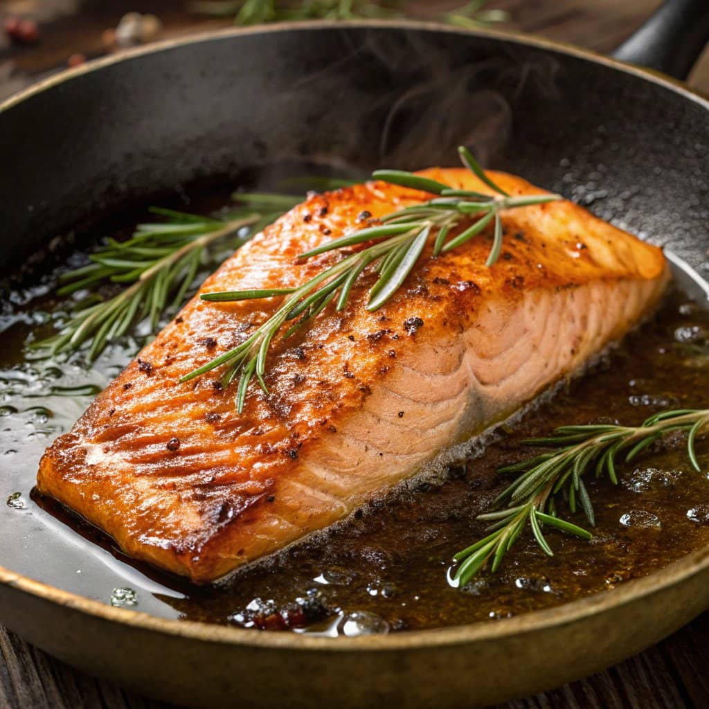 Butter or Oil for Salmon