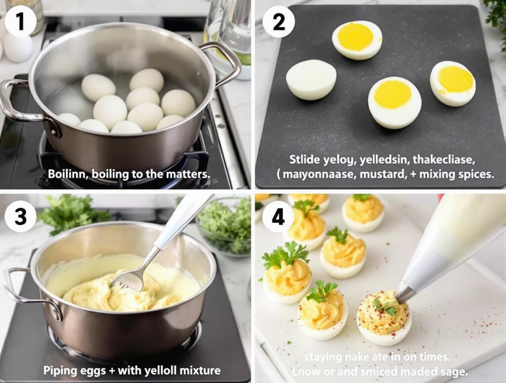 the trick for deviled eggs