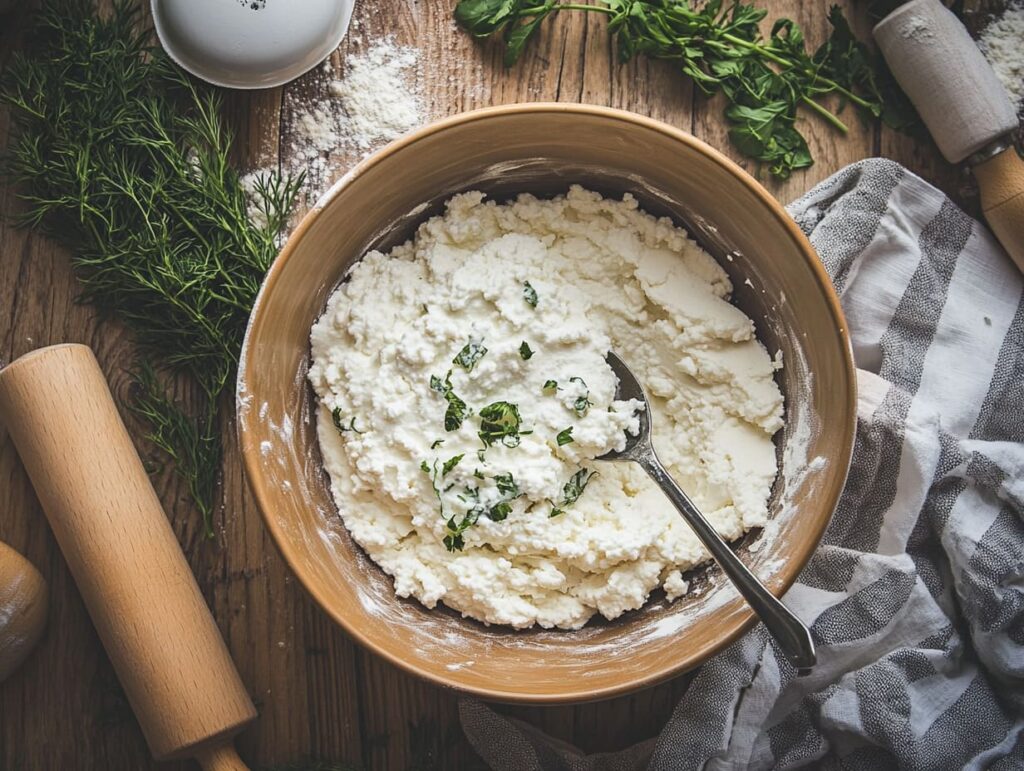 Cottage cheese flatbread