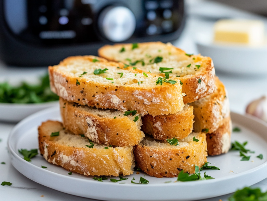 Garlic Bread from the Air Fryer