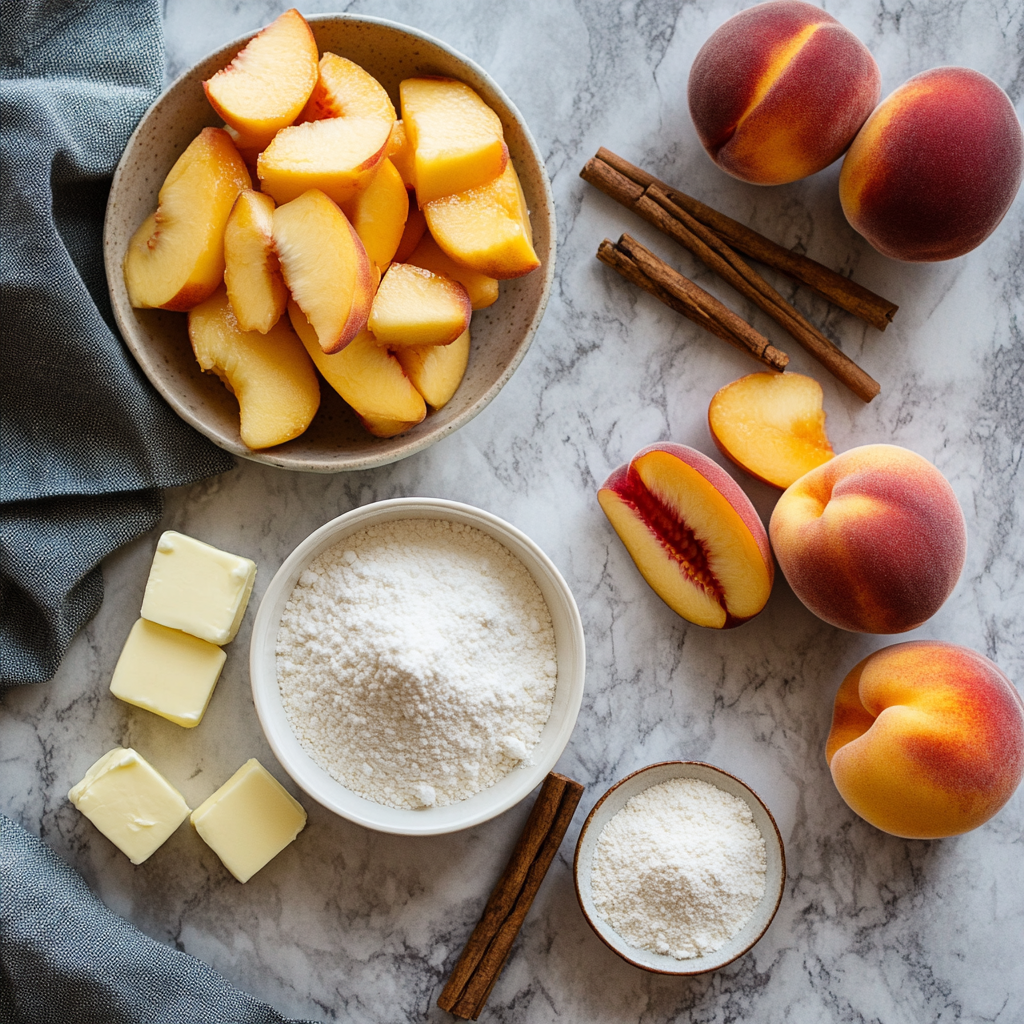 Peach Crumble recipe