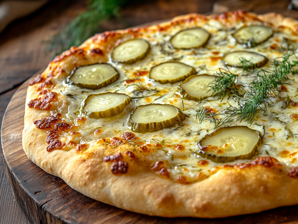 Pickle pie pizza