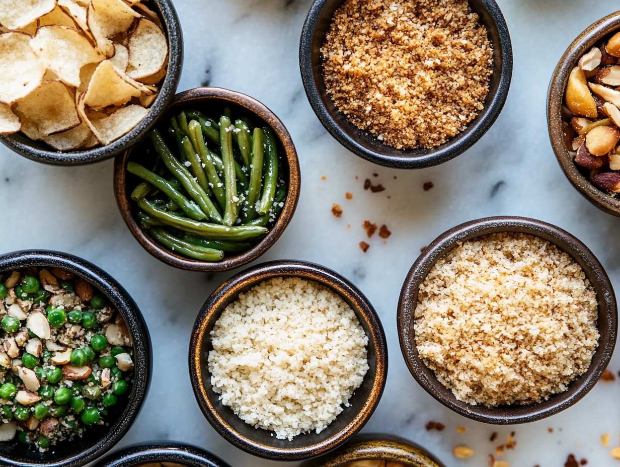 ubstitute for French fried onions in green bean casserole
