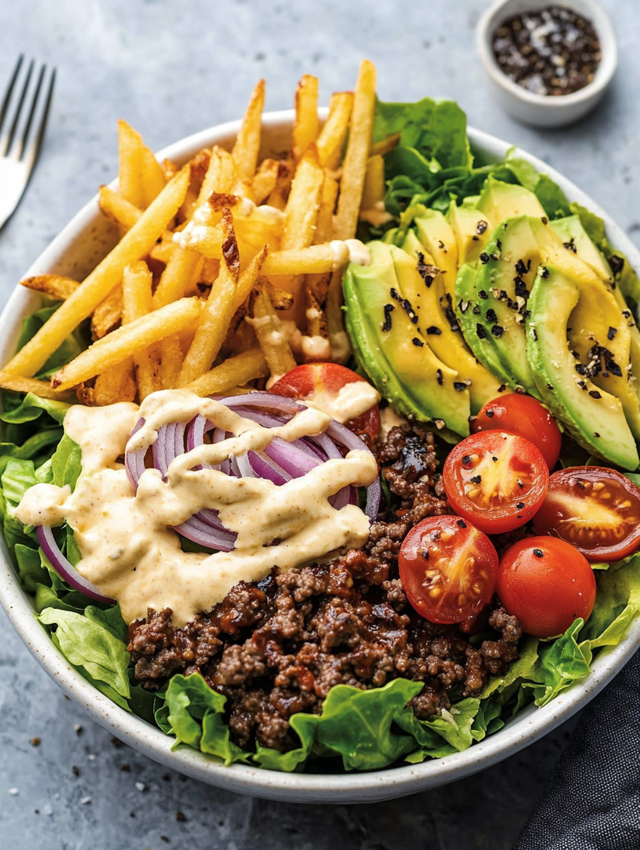 Burger bowl
