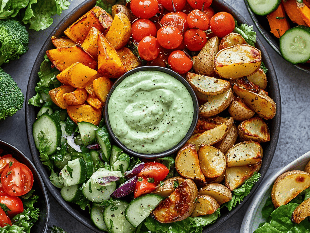 What is avocado ranch dressing made of