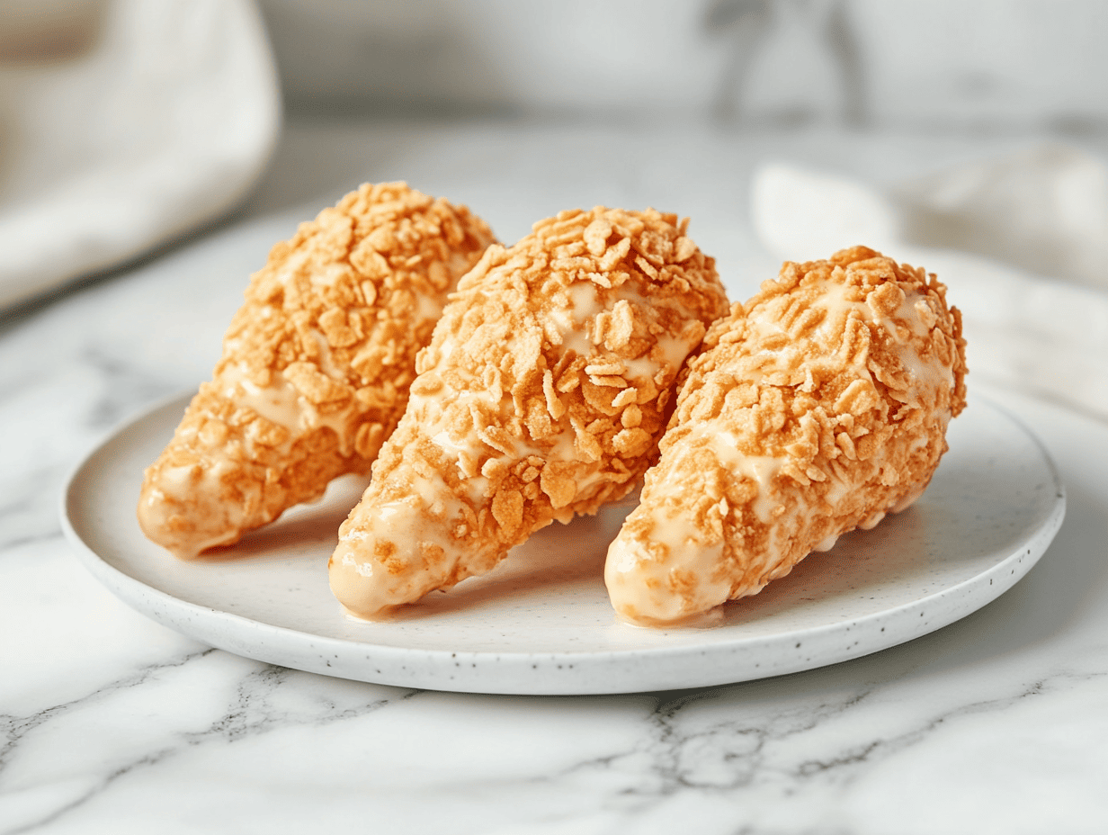 How does the ice cream not melt in fried ice cream?