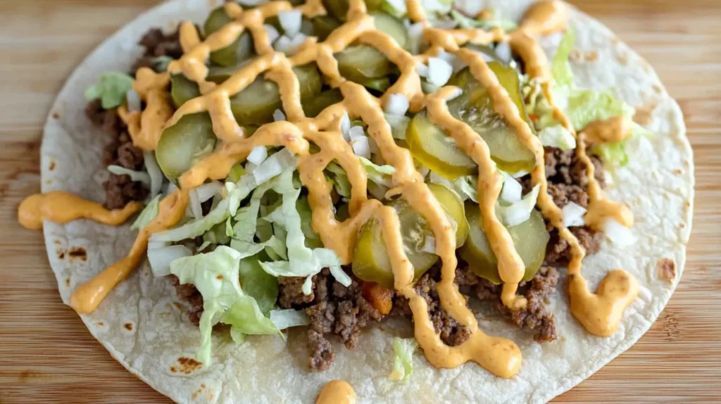 Big Mac Wraps Recipe
